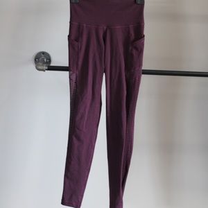old navy active, XS petite, Burgundy leggings